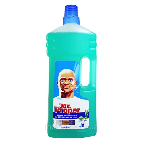 Засіб для підлоги та стін «MR. PROPER. Ранкова роса» 1,5 л рідкий