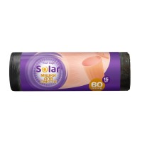 Пакети для сміття 15 шт на 60 л, ТМ SOLAR