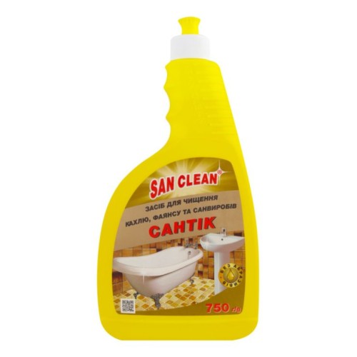 Засіб для сантехніки «Сантік» з дозатором 750 мл, ТМ San Clean