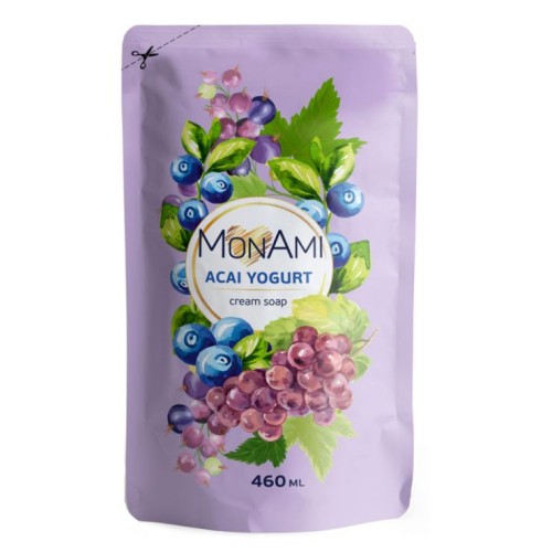 Крем-мило «Acai yogurt» дойпак 460 мл, ТМ MonAmi
