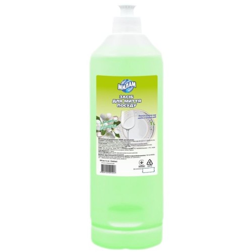 Засіб для миття посуду «Яблуко» бальзам 1000 мл, ТМ МілаМ