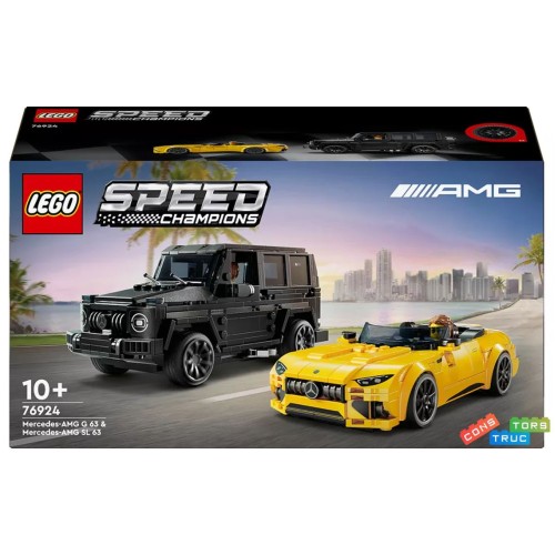 Конструктор «Mercedes-AMG G 63 та Mercedes-AMG SL 63» на 808 деталей, у коробці 35х12х19 см, ТМ Lego