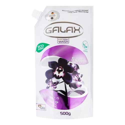 Мило рідке «Чорна орхідея» дойпак 500 г, ТМ GALAX