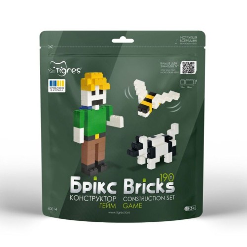 Конструктор «Бріск. Гейм» на 190 детаей, ТМ Тигрес