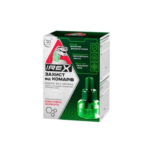 Рідина від комарів «IREX» 20 мл на 30 ночей, запаска