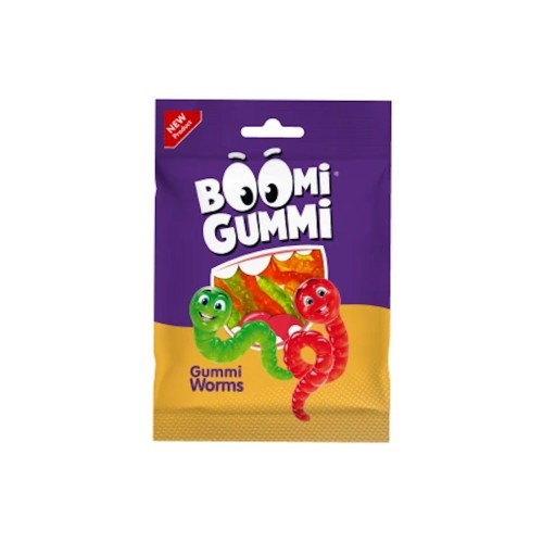 Цукерки желейні «Boomi Gummi Worms» 70 г, ТМ Міленіум