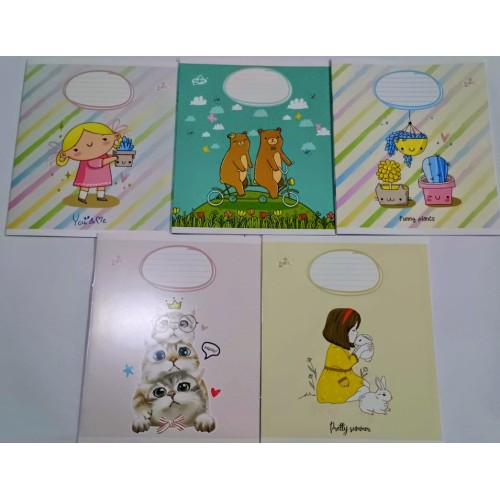 Зошит на 12 аркушів у клітинку «Маленькі історії» №2536, ТМ Brisk