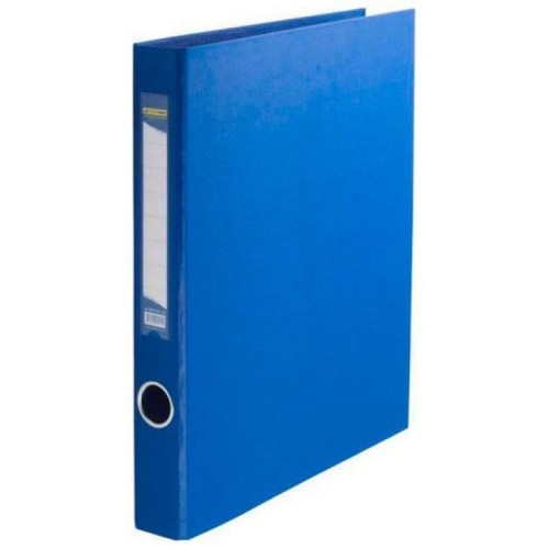 Папка-реєстратор А4 двостороння на 2 кільця збірна 40 мм PP, синя, ТМ Buromax
