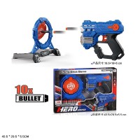 Іграшковий бластер 18,5 см з мішенню та 10 поролоновими кулями, у коробці 43,5х29,5х5,5 см