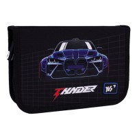 Пенал «My First Car» 21х13х3 см твердий одинарний з клапаном, HP-03, ТМ YES