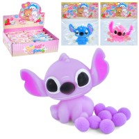 Антистрес «LS» 7 см з мішурою, в асортименті, у пакеті, 20 шт у дисплеї 29х8,5х20 см