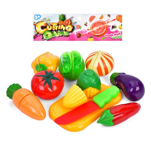 Набір продуктів «Овочі» на липучці з 10 предметів, у пакеті 19х24х6 см