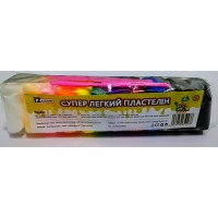 Пластилін суперлегкий на 12 кольорів по 7 г, OPP