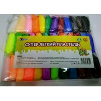 Пластилін суперлегкий на 36 кольорів по 7 г, OPP