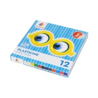 Пластилін дитячий «Мозаїка» на 12 кольорів 120 г, Гамма