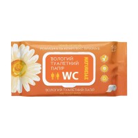 Вологий туалетний папір «Naturelle» ромашка та комплекс вітамінів, 50 шт в упаковці