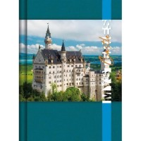 Блокнот «CASTLE» А6 на 176 аркушів у клытинку з твердою обкладинкою, в асортименті, ТМ Рюкзачок