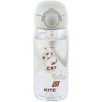 Пляшечка для води 480 мл біла, ТМ Kite