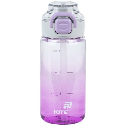 Пляшечка для води 600 мл фіолетова, ТМ Kite