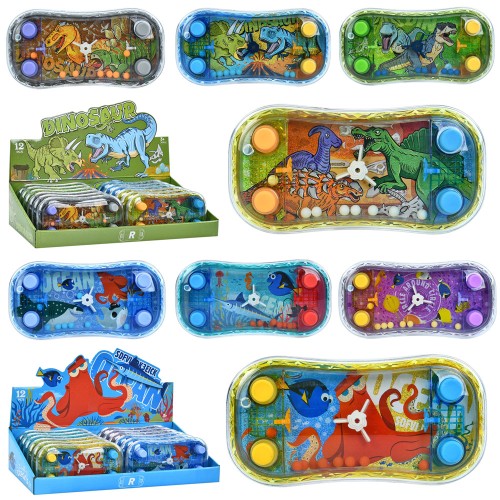 Водна гра «Динозаври» 18х9 см, в асортименті, 12 шт в дисплеї 39х10х20 см