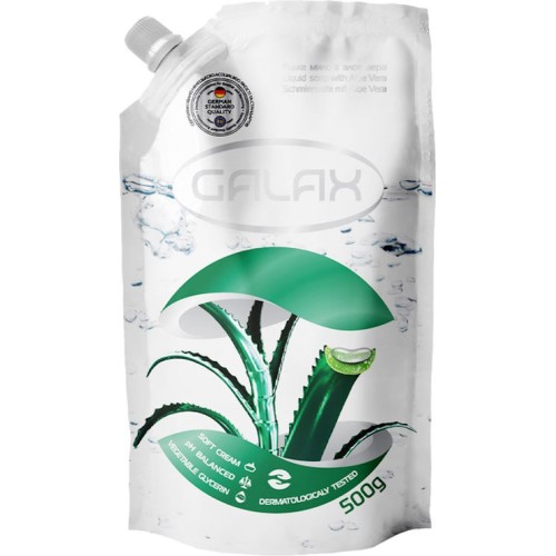 Мило рідке «Алое вера» дойпак 500 г, ТМ GALAX