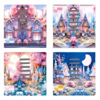 Підставка для книг «Казка» 21х19 см металева, в асортименті