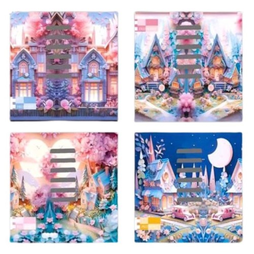 Підставка для книг «Казка» 21х19 см металева, в асортименті