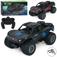 Джип 27 см 1:16 р/к на акумуляторі 2.4G 4WD їздить по воді, поворот на 360, надувні гумові колеса, USB-зарядка у коробці 35х19,5х13 см, в асортименті