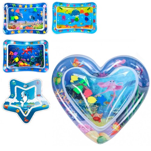 Килимок для немовляти надувний водний, в асотименті, у пакеті 17х18х3 см