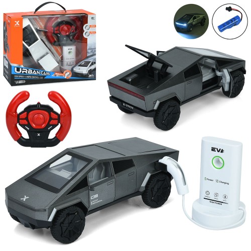 Машина 22 см 1:22 р/к 2,4 Г на акумуляторі зі світлом та музикою на гумових колесах з дварима що відчиняються