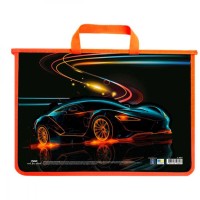 Папка-портфель А4 пластиковий на блискавці, ТМ MAXI