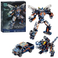 Конструктор «Робот-динозавр-машина» 3 в 1 на 844 деталі, у коробці 29,5x40,5x9,5 см