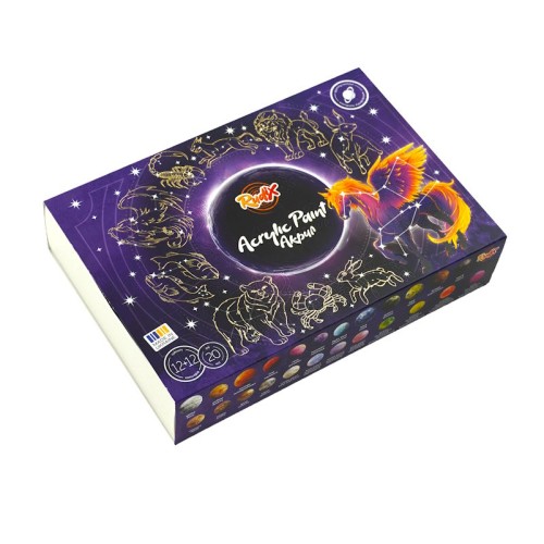 Фарби акрилові 24 кольори по 20 мл, RUDIX