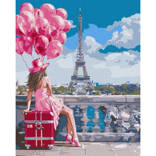 Картина за номерами «Улюблене місто» 40х50 см, ТМ Ідейка