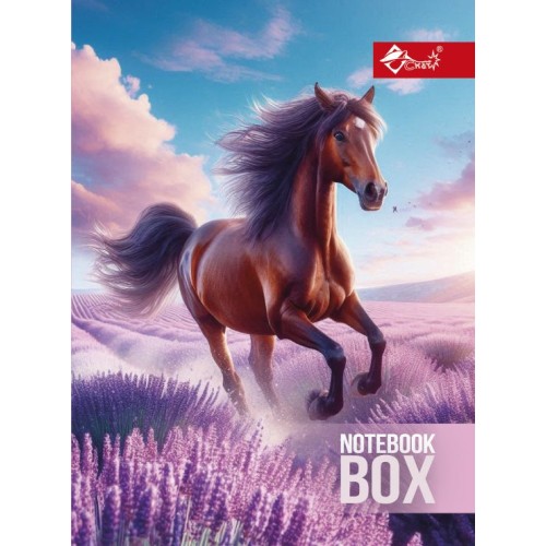 Папка для зошитів «Конячка» В5 картонна на гумці, ТМ Скат
