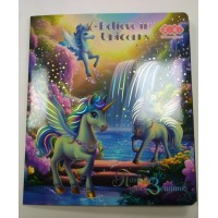 Папка для зошитів «UNICORN» В5 картонна на гумках, KIDS Line
