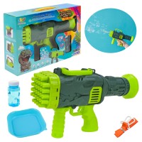 Мильні бульбашки «Пістолет» 27 см на батарейці, у коробці 33,5х22,7х8 см