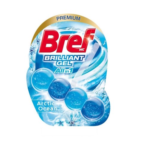 Блок для туалету «Brilliant Gel. Арктичний океан» 42 г, ТМ Bref