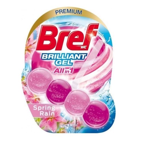 Блок для туалету «Brilliant Gel. Весняна злива» 42 г, ТМ Bref