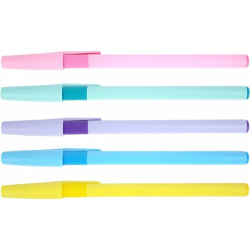 Ручка «NICE» масляна 0,7 мм синя, в асортименті, ТМ Economix