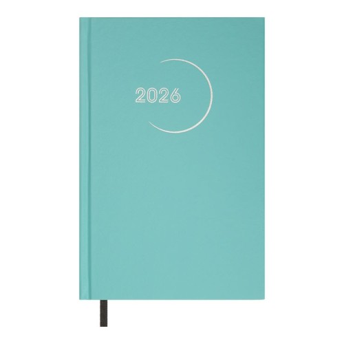 Щоденник датований «MADAM» A5 на 320 сторінок з обкладинкою зі шкірзаму, бірюзовий, ТМ Buromax