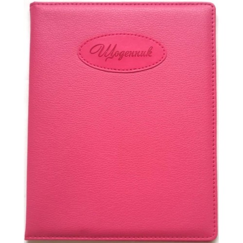 Щоденник шкільний на 48 аркушів 167х211 мм з обкладинкою зі шкірзаму, ТМ Мандарин