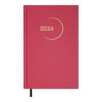 Щоденник датований «MADAM 2026» A5 на 336 сторінок з обкладинкою зі шкірзаму, малиновий, ТМ Buromax