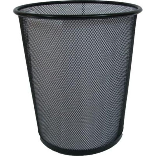 Кошик круглий металевий маленький чорний 18,5х23х27 см, ТМ Leader