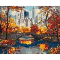 Картина за номерами «Золотий парк» 40х50 см, ТМ Ідейка