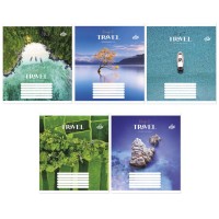 Зошит на 48 аркушів у лінію «Готовий до подорожі» №2614, ТМ Brisk