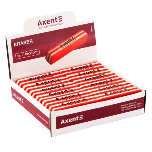 Гумка двокольорова 5х1,5 см, ТМ Axent