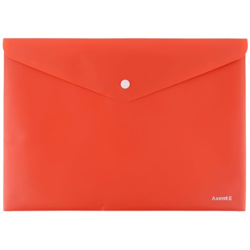 Папка на кнопці «Earth colors» А4, коралова, ТМ Axent