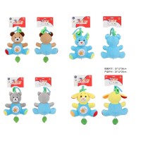 Брязкальце «Тваринка» м'яке музичне зі світлом, проектором, звуками, в асортименті, у пакеті 25х12х25 см