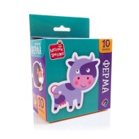 Набір магнітів «Ферма» з 10 елементів, ТМ Vladi Toys
